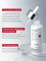 tembusu essence skin care set –8 step routine with amino cleanser, clay mask, toner, salicylic acid serum, cream & eye treatmen